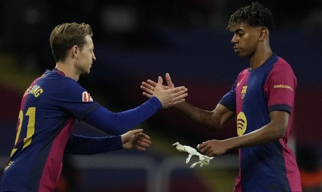 Frenkie De Jong y Lamine Yamal
