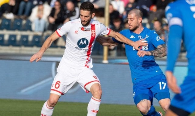 Roberto Gagliardini, en acción