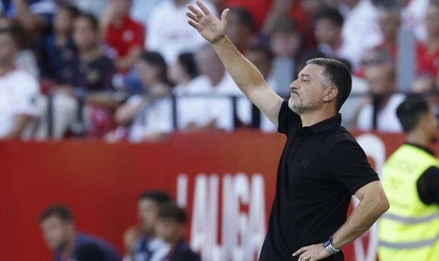 García Pimienta con el Sevilla