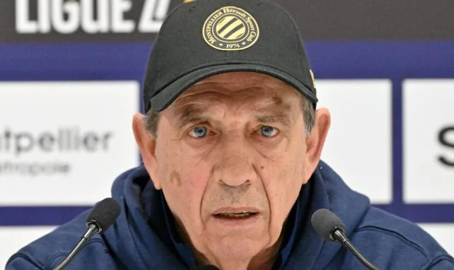 Jean-Louis Gasset con el Montpellier