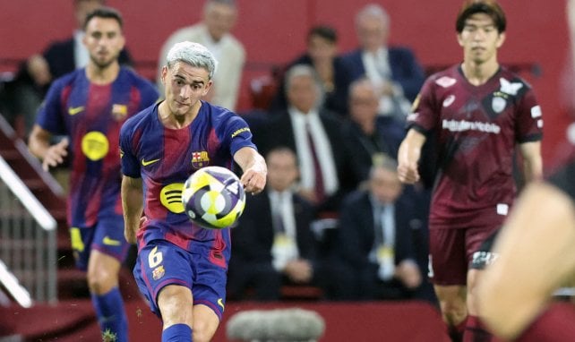 Gavi con el FC Barcelona