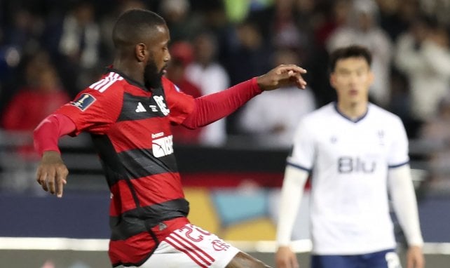 Gerson con el Flamengo.