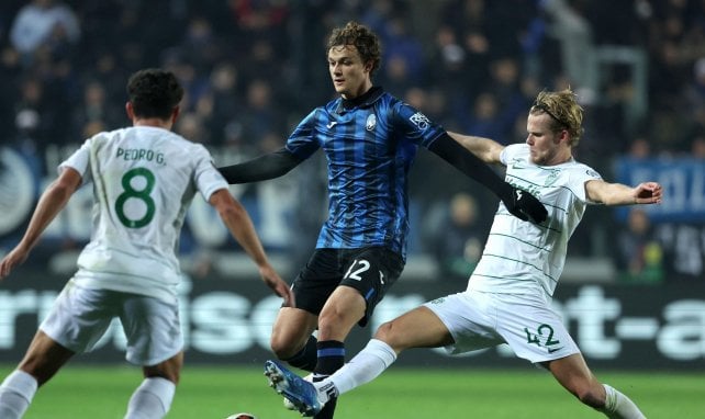 Giorgio Scalvini con la Atalanta