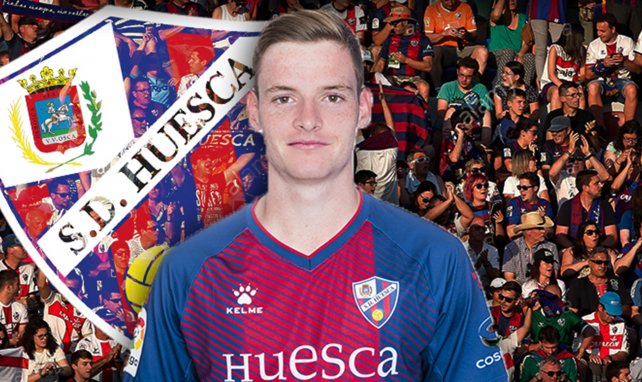 Sergio Gómez ha jugado a préstamo en el Huesca