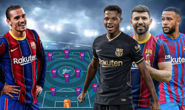 Los actuales delanteros del FC Barcelona