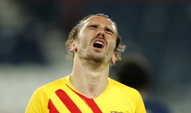 Griezmann se lamenta de una ocasión fallada