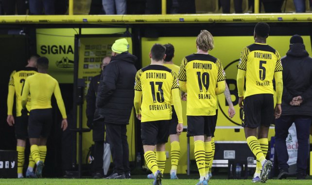 Los jugadores del Borussia Dortmund