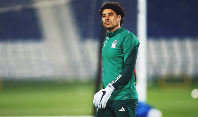 Guillero Ochoa, con la Selección de México