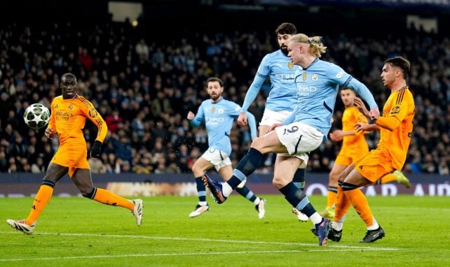 Erling Haaland con el Manchester City