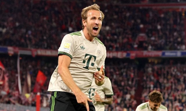 Harry Kane celebra un gol