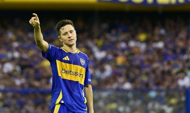 Ander Herrera con Boca Juniors.