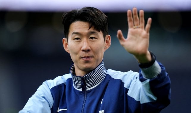 Heung-min Son con el Tottenham