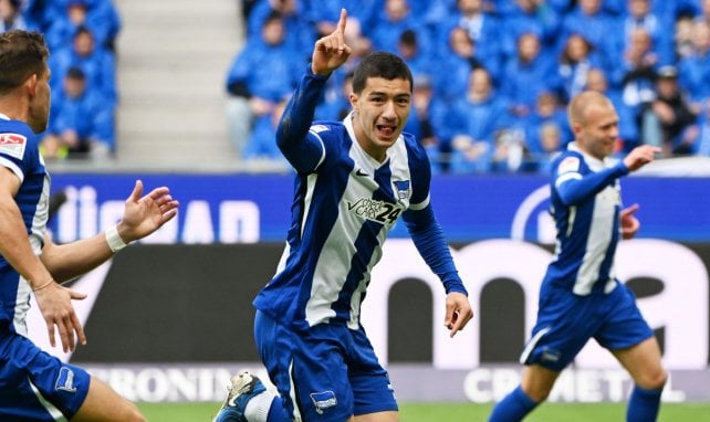 Ibrahim Maza con el Hertha de Berlín