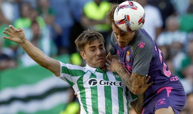 Iker Losada con el Real Betis