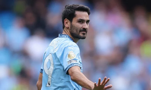 Ilkay Gündogan con el Manchester City