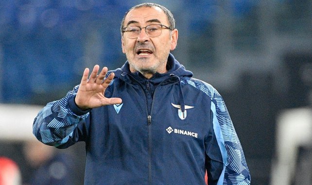 Maurizio Sarri, entrenador de la Lazio