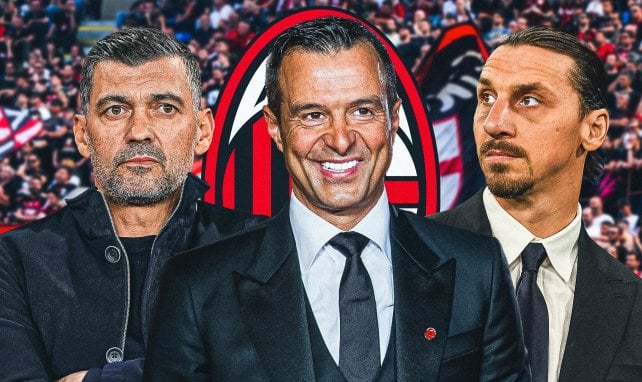 Sergio Conceiçao, Jorge Mendes y Zlatan Ibrahimovic