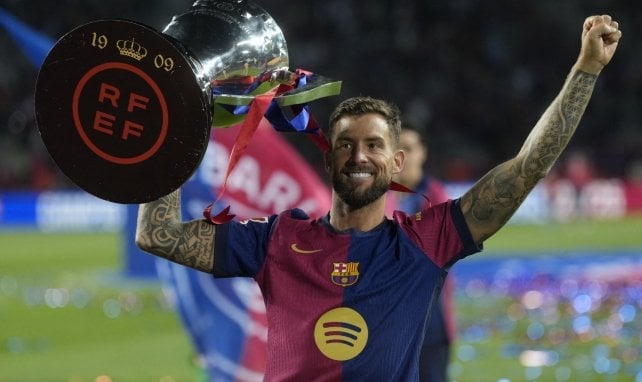 Iñigo Martínez con el FC Barcelona