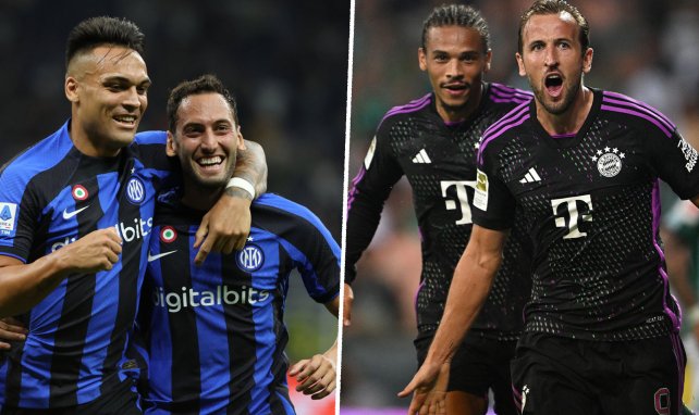 Las delanteras de Inter y Bayern Múnich