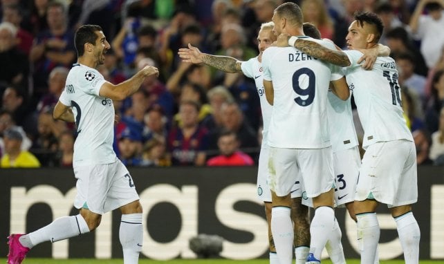 El Inter de Milán celebra un gol