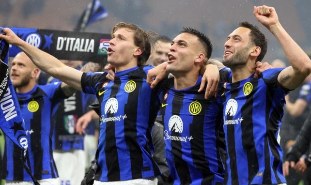 Celebración del título del Inter
