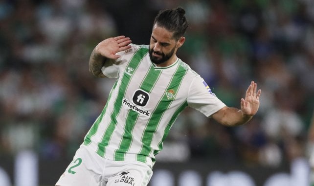 Isco con el Real Betis