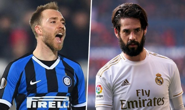 Eriksen e Isco centran las miradas