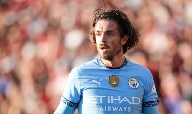 Jack Grealish con el Manchester City