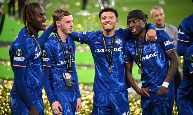Jadon Sancho con el Chelsea