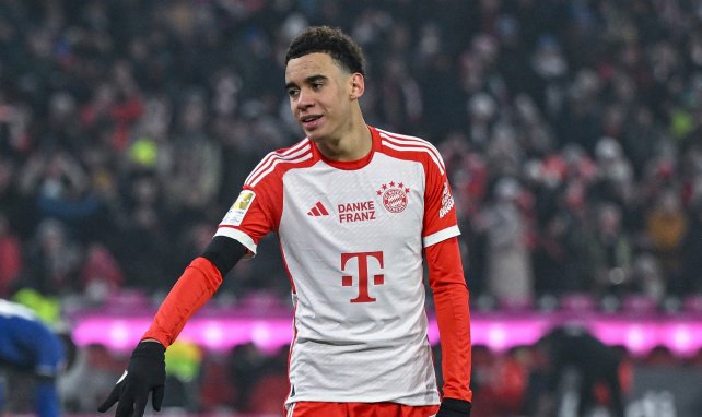 Jamal Musiala con el Bayern Múnich