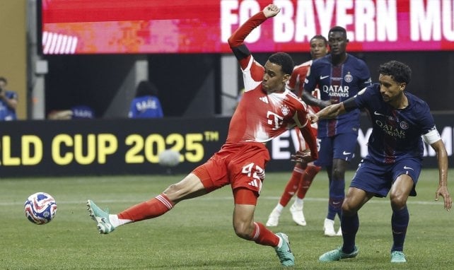 Jamal Musiala con el Bayern Múnich