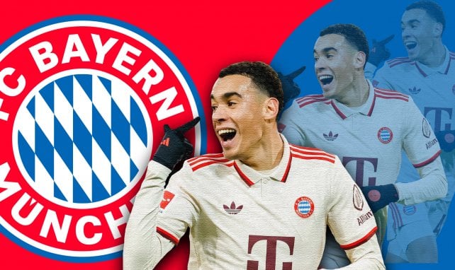 Jamal Musiala con el Bayern Múnich