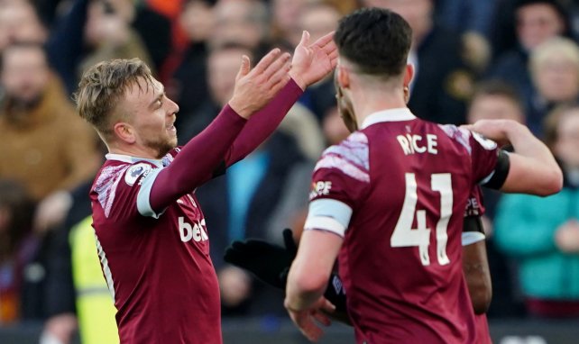 Jarrod Bowen celebrando un gol con el West Ham