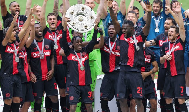 Celebración del Bayer Leverkusen