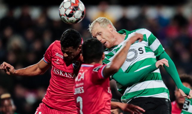 Jérémy Mathieu durante su etapa en el Sporting de Portugal