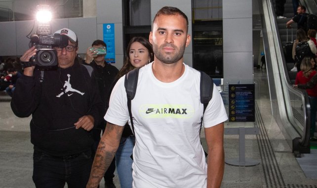 Jesé Rodriguez a su llegada a Brasil