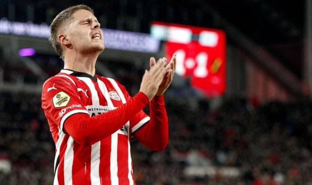 Joey Veerman con el PSV Eindhoven
