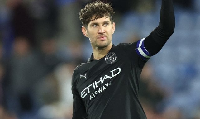 John Stones con el Manchester City