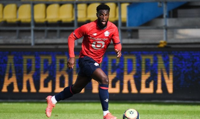 Jonathan Bamba en acción con el Lille