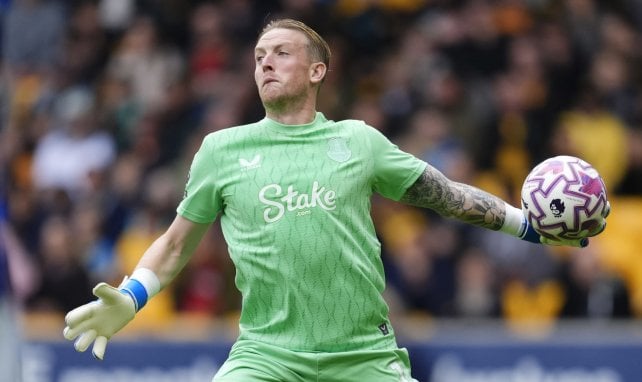 Jordan Pickford con el Everton