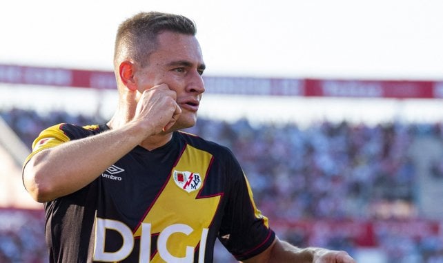 Jorge De Frutos celebra un gol