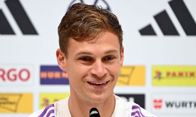 Joshua Kimmich en sala de prensa.