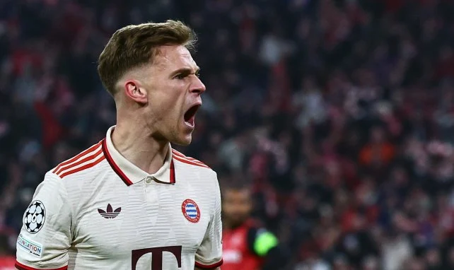 Joshua Kimmich con el Bayern