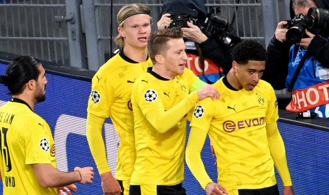Jude Bellingham celebra un gol con el Borussia Dortmund