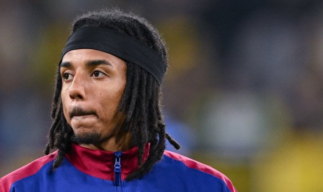 Jules Koundé con el FC Barcelona