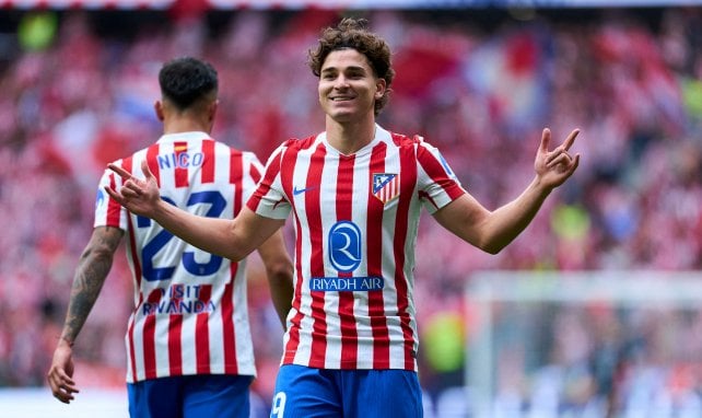 Julián Álvarez con el Atleti