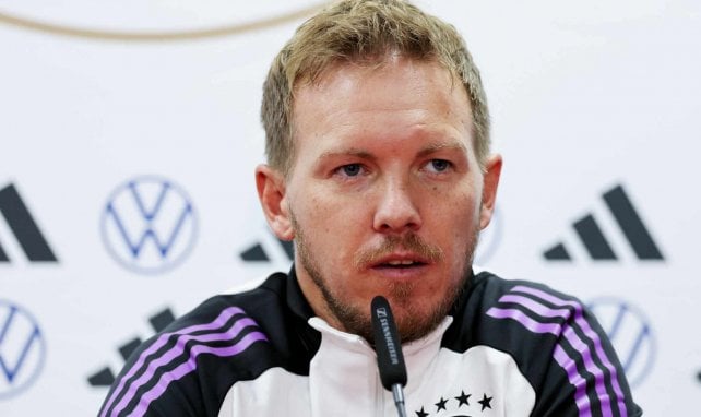 Julian Nagelsmann en sala de prensa