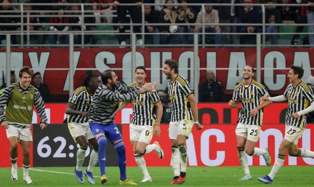 La alegría de los futbolistas de la Juventus