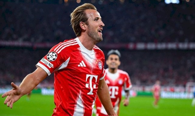 Harry Kane con el Bayern Múnich