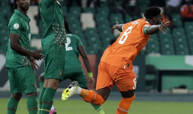 Franck Kessié con su selección